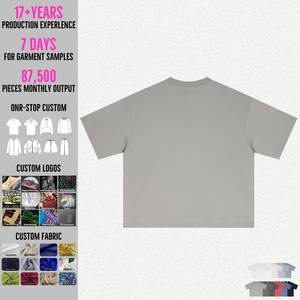 T-shirts graphiques personnalisés Yingling, 300 g/m², 100 % coton, coupe ample, écologiques, pour hommes, vente en gros - Product Image 3