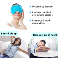 Masque oculaire réutilisable en gel rafraîchissant anti-stress et anti-fatigue KB avec tailles personnalisées