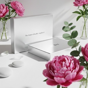 Caja de Cartón Rígido Kraft de Alta Gama Personalizada con Grabado en Relieve para Empaque de Velas de Aceite Esencial, Biodegradable y Reciclada Premium - Product Image 1
