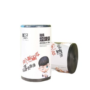 ถุงขยะแบบมีเชือกผูก ลักซี่ 45x50 ซม. 80 ชิ้น แบบหนา สำหรับใช้ในบ้าน ห้องครัว ห้องน้ำ - Product Image 5