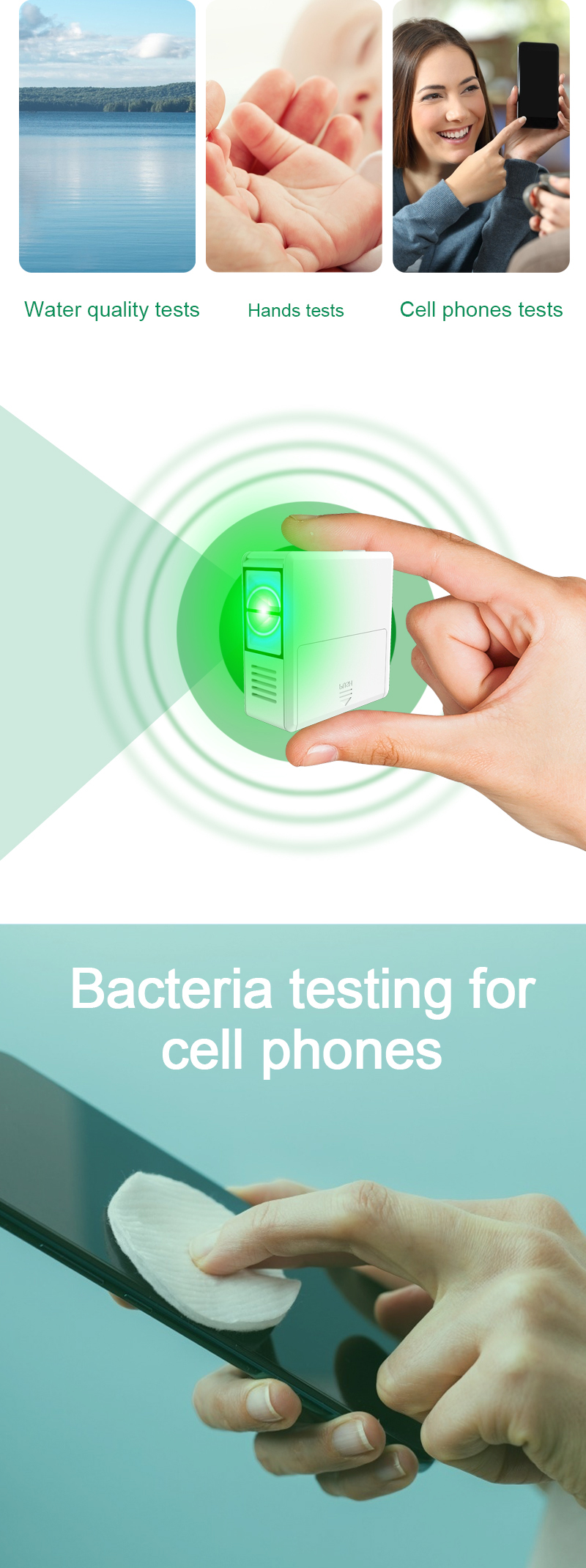 Intelligent Microbial Device How To Detect Germ Bacteria Test Equipment Detection Device Kit Detector In Water For Sale
