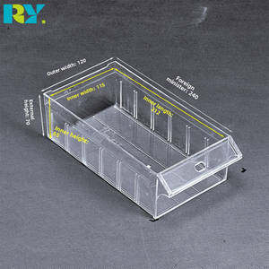 Armoire de classement en acier moderne et réglable avec portes verrouillables et <span class=keywords><strong>tiroirs</strong></span> de rangement en <span class=keywords><strong>plastique</strong></span> pour documents et pièces d'outils - Product Image 4