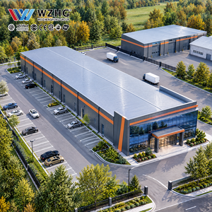 Immeuble de bureaux pour parc industriel avec structure en acier lourd pour les espaces de travail des administrations et des services d'ingénierie des usines - Product Image 1