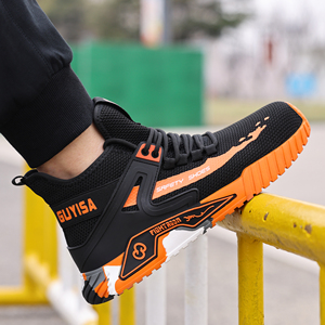 Anti <strong>Blister</strong> Padded Collar Shock Absorbing Men Light Safety Work <strong>Shoes</strong> for Automobile Repair Shop Staff - Product Image 2