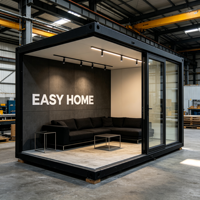 Maison conteneur modulaire préfabriquée moderne avec canapé