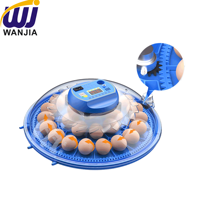 Incubateur à œufs de volaille WANJIA, machine d'éclosion automatique avec contrôle de l'humidité et de la température pour l'élevage de poulets