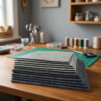 Tissu en feutre non tissé aiguilleté 100 % polyester 230 g/m² 100D, imperméable et coupe-vent, pour tapis d'événementiel - Vente en gros