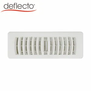 Deflecto 3 "x 10" 플라스틱 바닥 레지스터 에어컨 벽 레지스터-가정용 야외 루버 게이블 벤트 후드