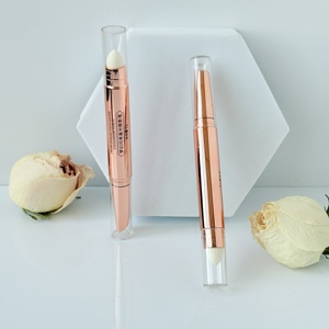 Contenant vide pour stick de maquillage 2-en-1 (crème solide, <span class=keywords><strong>blush</strong></span>, contour, highlighter) à double tête, avec pinceau souple et couvercle à clapet - Product Image 5