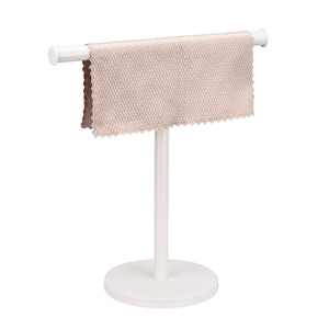 Barra de cantar antideslizante baño cocina Hotel Acero inoxidable blanco encimera toallero titular - Product Image 1