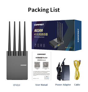 Comfast DC12V 1 WAN 2 LAN RJ45 cổng ax300mbps Wifi 6 <span class=keywords><strong>modem</strong></span> 4 gam LTE không dây Sim Router với anten bên ngoài - Product Image 6