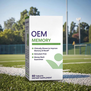 OEM/ODM vegano promueve la claridad mental Bacopa Monnieri píldoras suplemento fosfatidilserina memoria nootrópico cerebro tabletas - Product Image 4