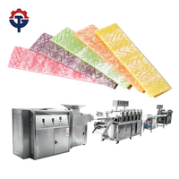 Ligne de production automatique de chewing-gum en bâtonnets carrés avec découpe à l'emporte-pièce et machine de fabrication de chewing-gum avec enrobage d'amidon