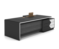 Scrivania Direzionale Moderna Modulare a L per CEO, Manager, Tavolo da Ufficio in Legno per Design di Uffici e Postazioni di Lavoro