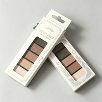 Boîtes d'emballage en papier pour fards à paupières individuels avec logo personnalisé professionnel, palettes de maquillage pour cosmétiques