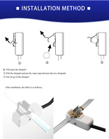 Sensor de nivel de líquido de 4-10mm para tubos pequeños y tuberías, tecnología capacitiva, 24V, NPN, PNP, 1, 2, 1, 2, 2, 2