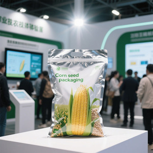 HD hạt giống nông nghiệp bao bì đáy phẳng túi nhựa Ziplock Logo tùy chỉnh Mờ/sáng ba chiều túi nhựa kỹ thuật số - Product Image 4