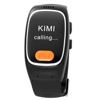 Reloj inteligente de alerta médica con detección de caídas SOS GPS Llamada de Voz bidireccional Monitor de ritmo cardíaco Podómetro