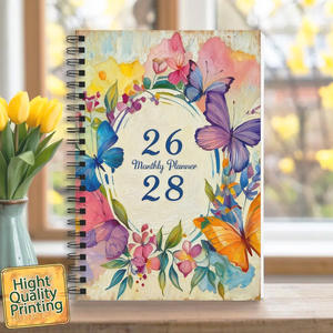 Agenda 2026 Transfronteriza, Planificador <span class=keywords><strong>de</strong></span> <span class=keywords><strong>Tres</strong></span> Años, Formato A5, Encuadernación en Espiral, Papel Forestal <span class=keywords><strong>de</strong></span> 80G, Planificación Semanal - Product Image 3