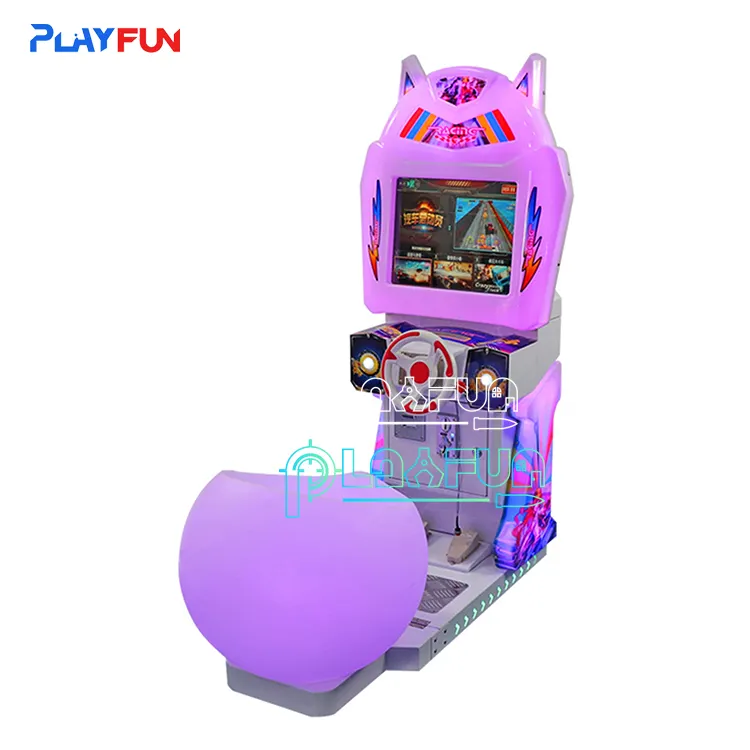 Playfun đồng tiền hoạt động mô phỏng trẻ em video lái xe Arcade đua xe trò chơi máy