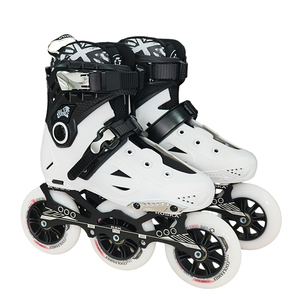 Patins à roulettes de course à trois roues pour adultes et enfants, grande taille, roues de 110 mm, pour la rue - Product Image 2