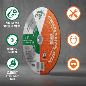 <span class=keywords><strong>Disque</strong></span> de coupe <span class=keywords><strong>230</strong></span> mm pour <span class=keywords><strong>meuleuse</strong></span> d'angle 2mm 9 points de coupe - Product Image 4