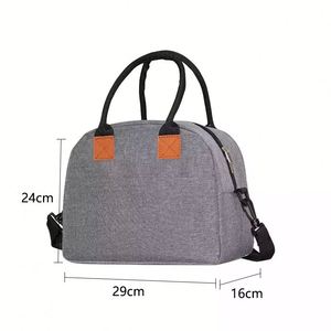 Sac à déjeuner de grande capacité à motif personnalisé, tissu Oxford, doublure imperméable et douce, sac isotherme, sac isotherme pour pique-nique - Product Image 5