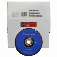 Windows Server 2022 Standard 64 bits DVD, emballage complet, clé à vie incluse, versions SVR 2022 STD 16 cœurs 24 cœurs, garantie 12 mois