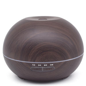 Diffuseur d'arômes en bois grainé JCSY-016, humidificateur alimenté par USB de 400 ml, cadeau pour la maison ou le bureau avec fonction minuterie - Product Image 3