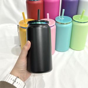 Novo 16oz <span class=keywords><strong>Rainbow</strong></span> Plate Powder Coat Copo Copo De Aço Inoxidável Colorido <span class=keywords><strong>Rainbow</strong></span> Plate Cup - Product Image 6