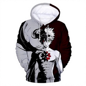 Felpa con Cappuccio da Uomo con Stampa Joker e Harley <span class=keywords><strong>Quinn</strong></span>, Design a Quadri Tinta Unita, Vestibilità Comoda, Stile Casual, Design in Sublimazione, Abbigliamento Autunnale - Product Image 5