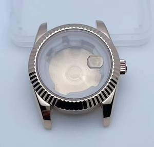 Cassa per Orologio 36/39mm in Acciaio Inossidabile con Ghiera <span class=keywords><strong>a</strong></span> Dente di Cane e Vetro Zaffiro Sintetico per Orologi Meccanici - Product Image 2