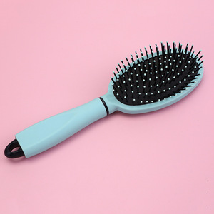 Peine <span class=keywords><strong>de</strong></span> Masaje Elegante para Uso Doméstico al por Mayor, Herramienta Multifuncional para Peinar y Estilizar el Cabello, Peine Redondo para Volumen y <span class=keywords><strong>Rizos</strong></span> - Product Image 4
