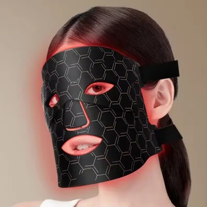 Máscara de Terapia de Luz Roja y Azul de Doble Longitud de Onda para Tratamiento Facial, Dispositivo Eléctrico de Silicona para Uso Doméstico - Product Image 5