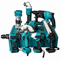 Kit combinado de herramientas inalámbricas sin escobillas Ultimate 20V MAX 8 en 1: Motosierra, Tijeras de podar, Taladro, Sierra, Amoladora, Martillo, Fresadora - Venta al por mayor