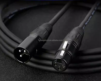 Vente en gros 1m 2m 3m 5m 10-50m XLR 3 broches mâle à femelle câble de Signal Dmx Microphone éclairage de scène Dmx Calble