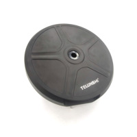 Vente en gros nouveau style 11 pouces 120W RMS amplificateur de caisson de basses audio de voiture avec panneau en aluminium caisson de basses de roue audio de voiture