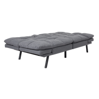 Sofá Cama Plegable Tufted de Alta Calidad Nisco, Diseño Moderno con Espuma Viscoelástica, Dos o Tres Plazas para Salas de Estar Pequeñas