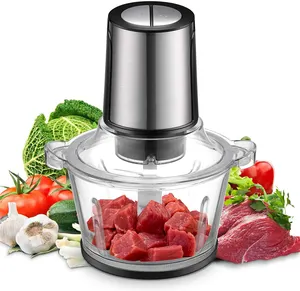 Electric Food Processor,Food Chopper Glass Bowl for Vegetables Fruit Salad Onion Garlic Meat Ice Chopper