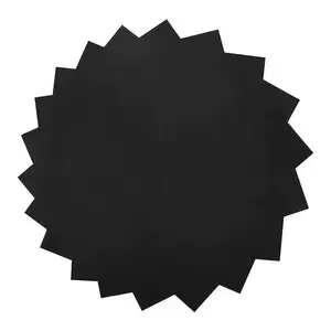 Hoja de papel de cartón negro y gris, 120gsm-500gsm, C1S, C2S, tablero negro dúplex, venta al por mayor