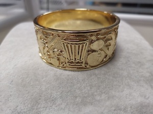 Brazalete de Color dorado Unisex, joyería de <span class=keywords><strong>tatuaje</strong></span> Hawaiano personalizada, OEM, a la moda - Product Image 3
