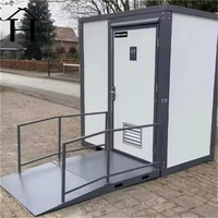 Toilettes portables de conception moderne, préfabriquées, pour le camping en plein air, fabriquées par des fabricants