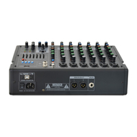Console de mixage audio professionnelle Accuracy Pro Audio TD8 pour spectacles en direct, équipement musical, contrôleur DJ/Console de mixage audio