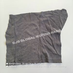 Trapos de felpa 100% algodón, limpiadores de sudaderas, trapos de colores recuperados, trapos de algodón para limpieza - Product Image 3