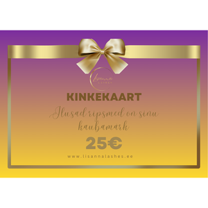 Produit de rehaussement des cils E-poe Kinkekaart - Product Image 1
