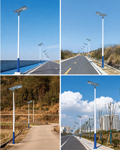 Hk Mistai 100W 150W 200W 250W tout en un lampadaire LED solaire avec panneau solaire hautement Lumens capteur de mouvement route lampe extérieure - Product Image 5