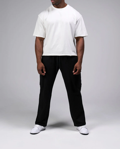 Người Đàn Ông Của Tùy Chỉnh Quá Khổ Cắt Phòng Tập Thể Dục Thể Thao Áo Sơ Mi Chất Lượng Cao Nặng Bông Boxy Chạy Đào Tạo Dtg In Ấn Tee Áo Sơ Mi - Product Image 4