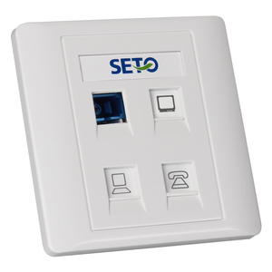 Panneau à fibres optiques Sc Appel informatique <span class=keywords><strong>Prise</strong></span> téléphonique vocale gratuite Module de <span class=keywords><strong>prise</strong></span> TV Plaque frontale - Product Image 5