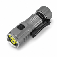 Lampe torche LED rechargeable USB F30, étanche IP65, mini, avec queue magnétique, tactique, haute luminosité, en alliage d'aluminium, pour le camping