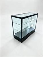 Vitrine de Comptoir 6FT en Verre Trempé avec Éclairage RGB en Option pour Magasins de Tabac et Commerces de Détail